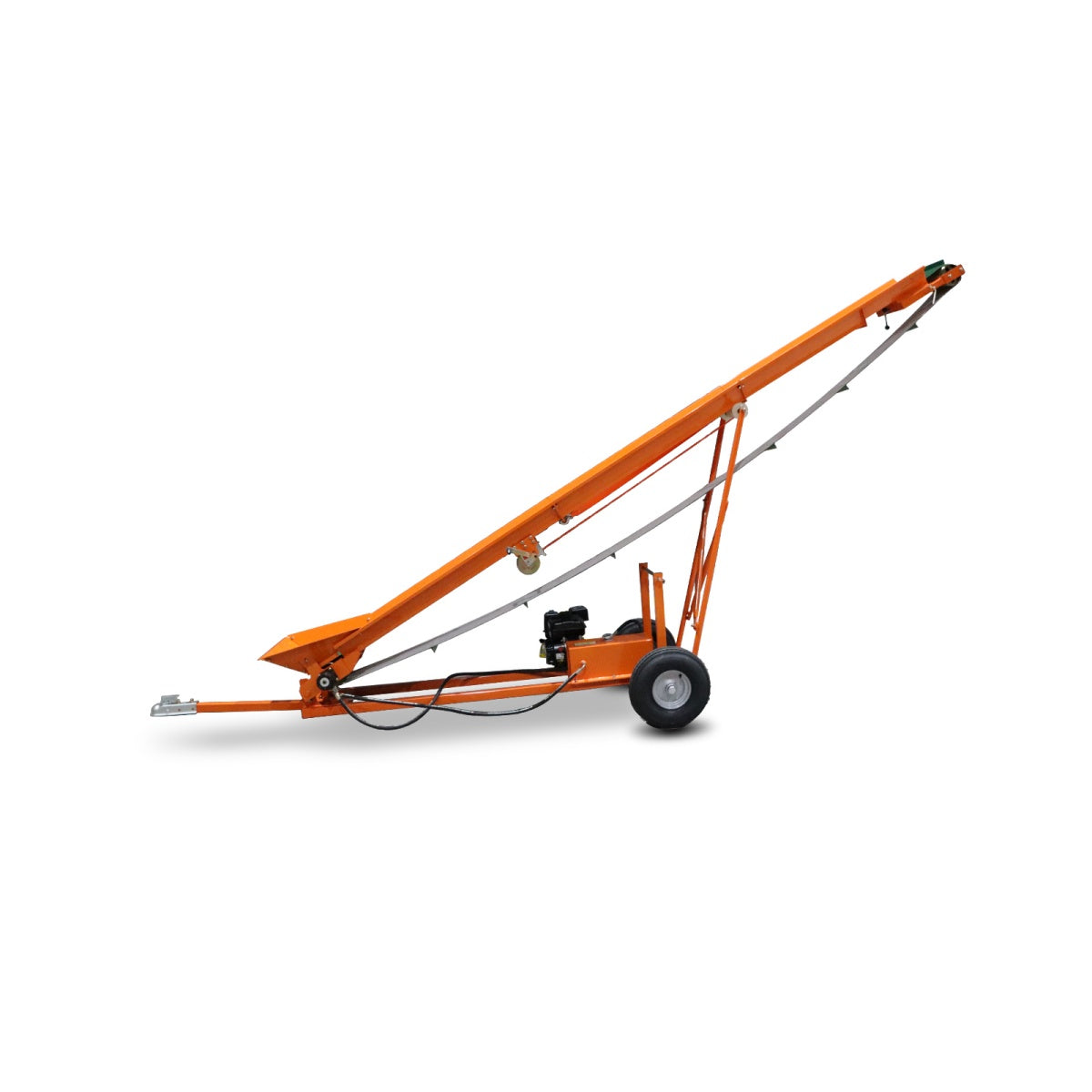 6.5HP Firewood Conveyor Max. 9.8ft Lift Height with B&S Engine and 19.7" PVC Belt