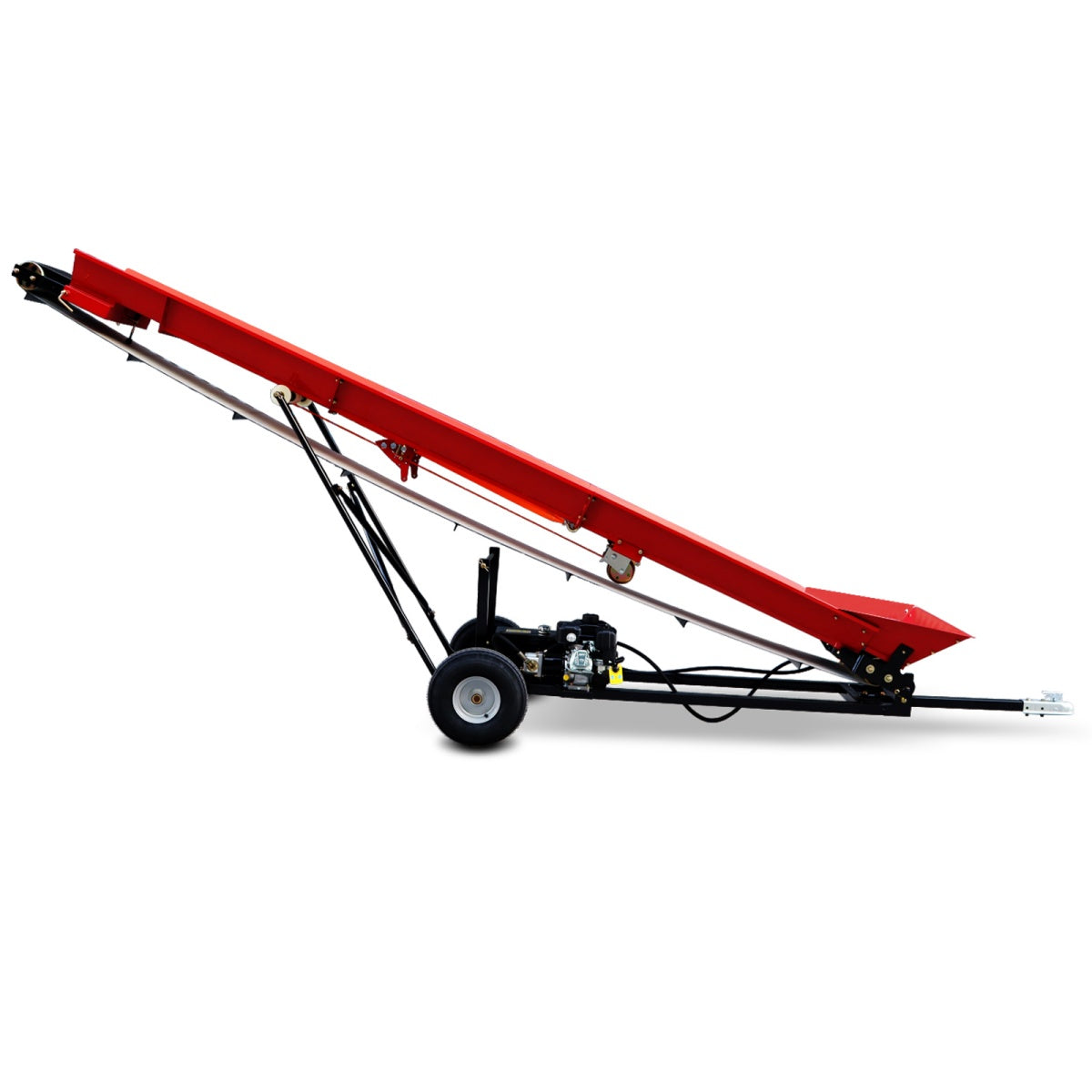 6.5HP Firewood Conveyor Max. 9.8ft Lift Height with B&S Engine and 19.5" PVC Belt