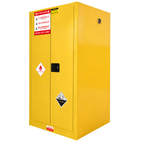 60 Gal Flammable Safety Cabinet, 34"Wx34"Dx65"H
