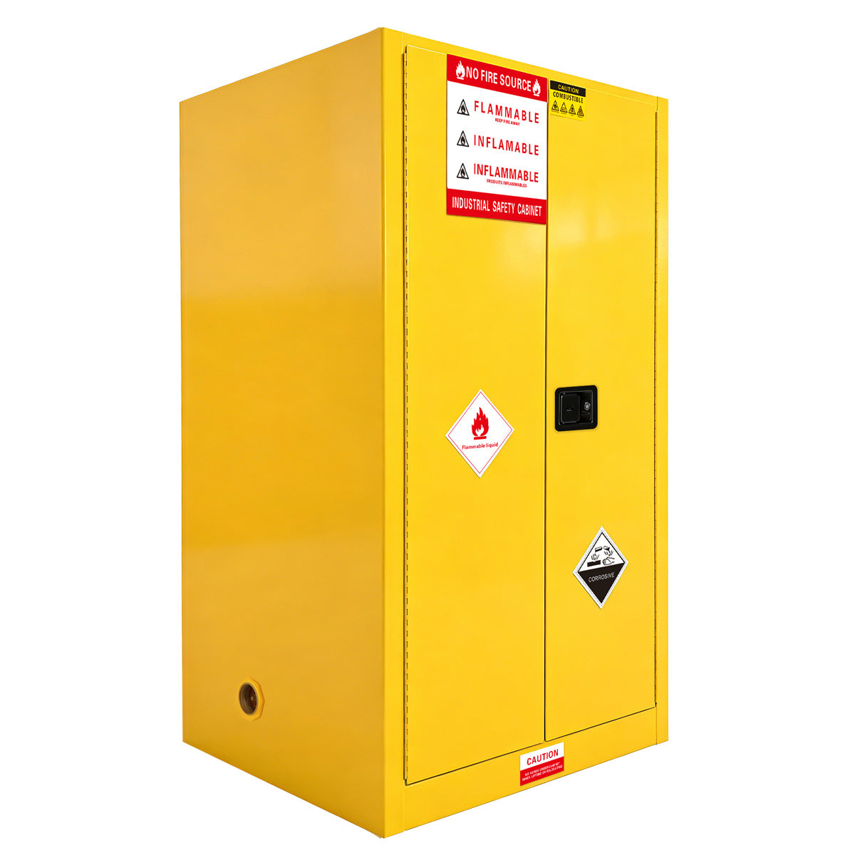 60 Gal Flammable Safety Cabinet, 34"Wx34"Dx65"H