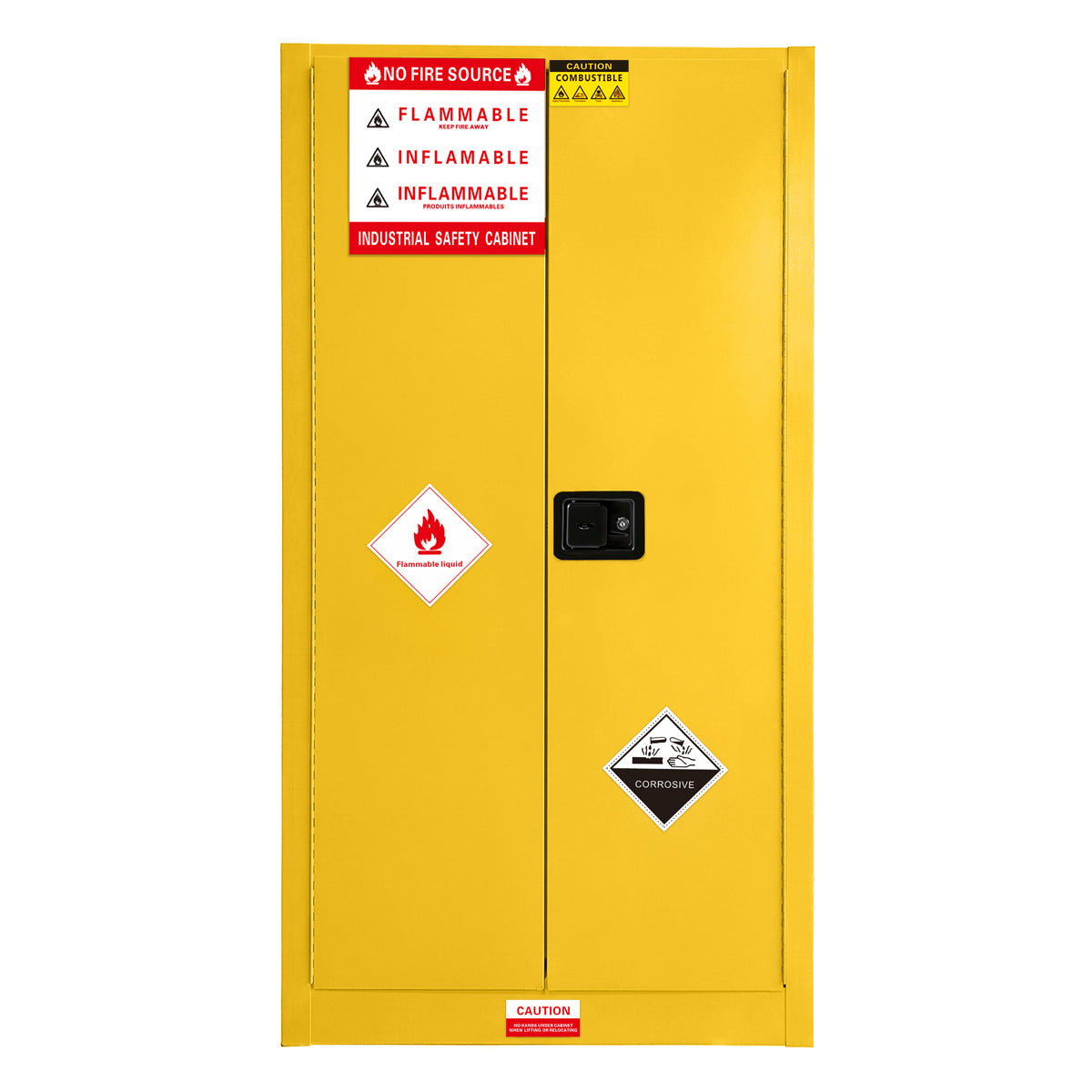 60 Gal Flammable Safety Cabinet, 34"Wx34"Dx65"H