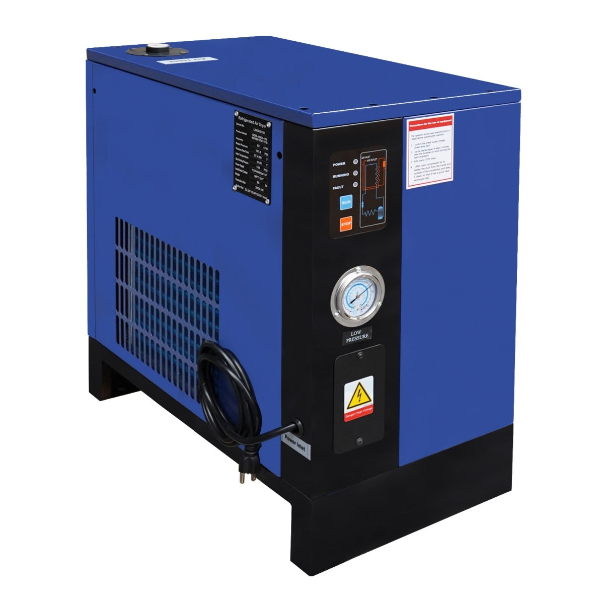 63CFM Refrigerated Air Dryer for 10HP & 15HP Compressors
