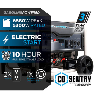 6580W-Gas-Powered-Generator-with-CO-Sentry