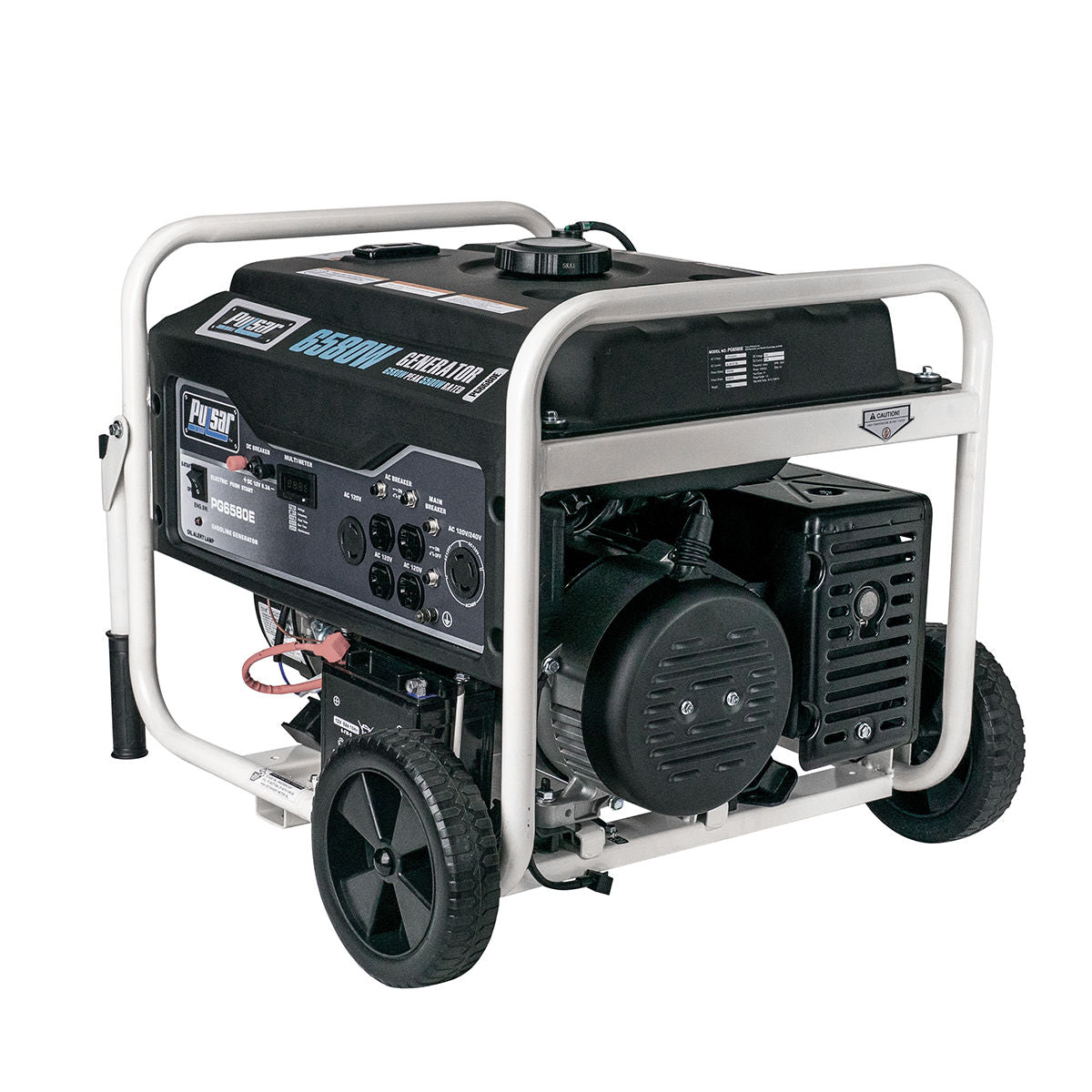 6,580W Gas Generator, 5,500W Rated, Electric Start, CARB Compliant