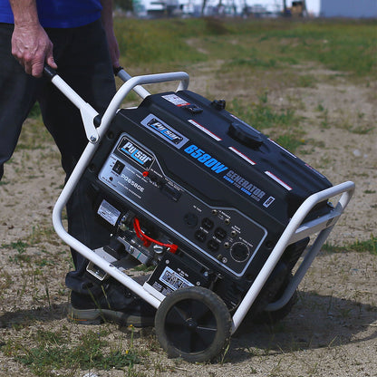 6,580W Gas Generator, 5,500W Rated, Electric Start, CARB Compliant