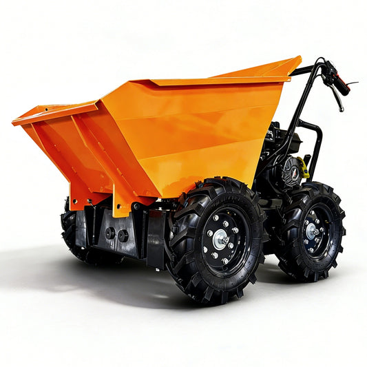 660lbs Capacity 6.5HP Gas Powered Wheelbarrow Cart 3F+1R Gearbox