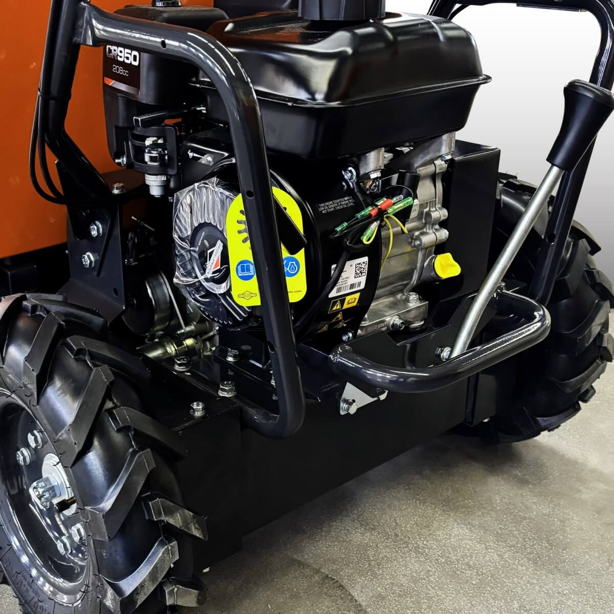 660lbs Capacity 6.5HP Gas Powered Wheelbarrow Cart 3F+1R Gearbox