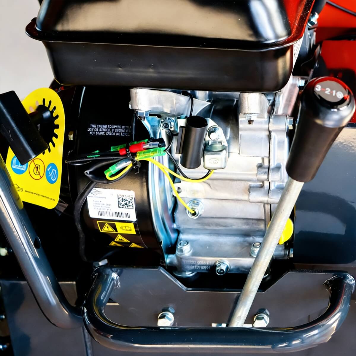 660lbs Capacity 6.5HP Gas Powered Wheelbarrow Cart 3F+1R Gearbox