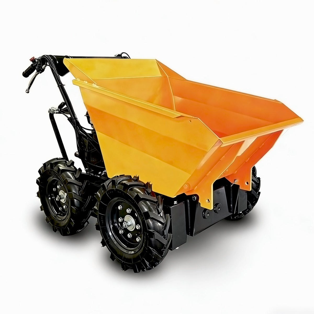 660lbs Capacity 6.5HP Gas Powered Wheelbarrow Cart 3F+1R Gearbox