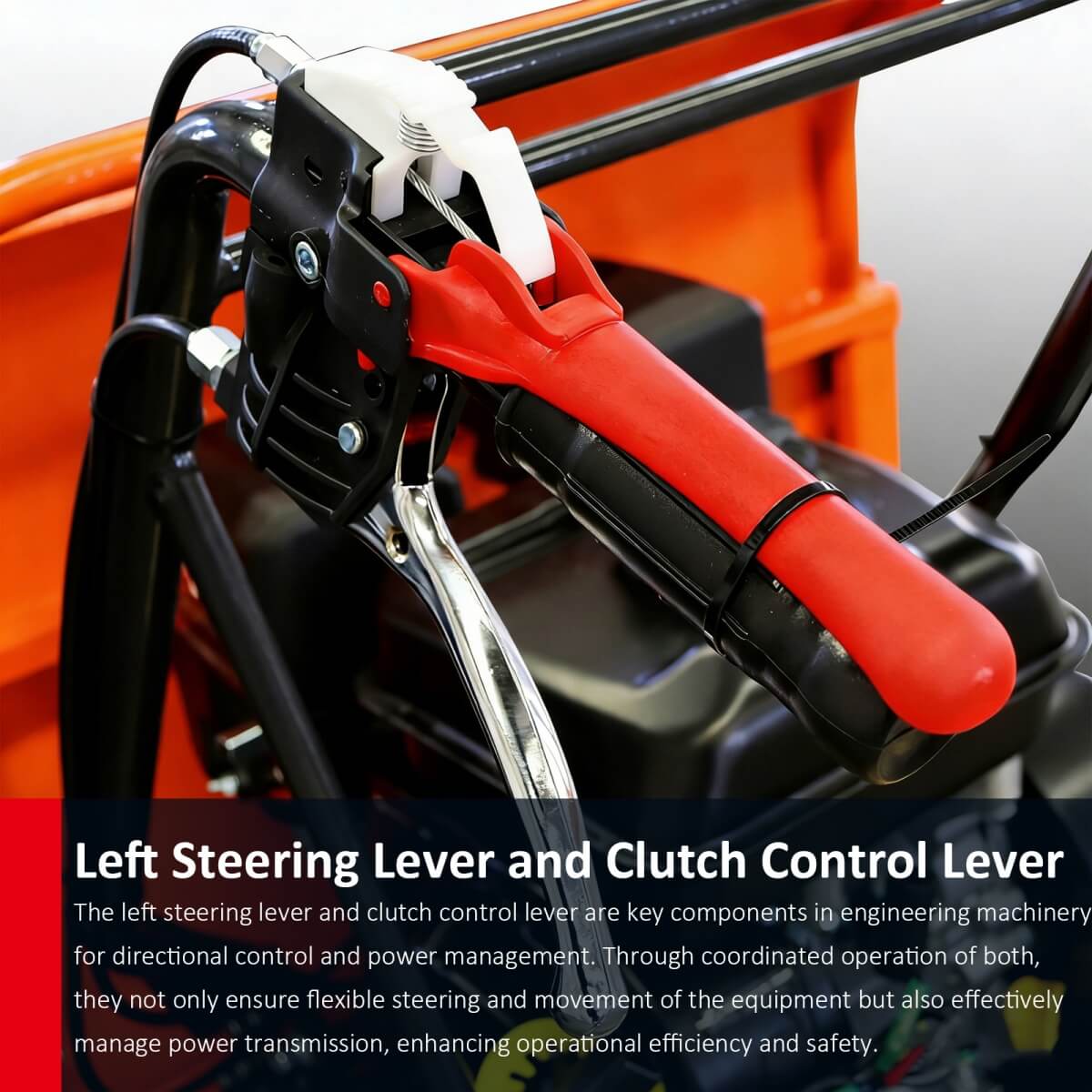 660lbs Capacity 6.5HP Gas Powered Track Barrow