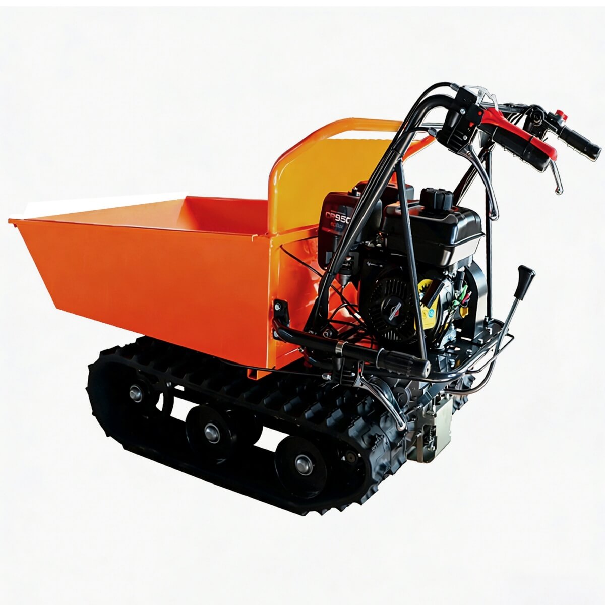 660lbs Capacity 6.5HP Gas Powered Track Barrow