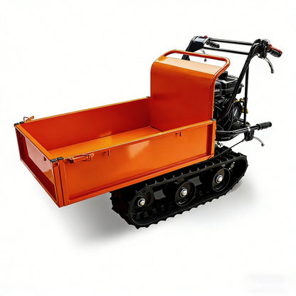 660lbs Capacity 6.5HP Gas Powered Track Mini Dumper with Convertible Sides