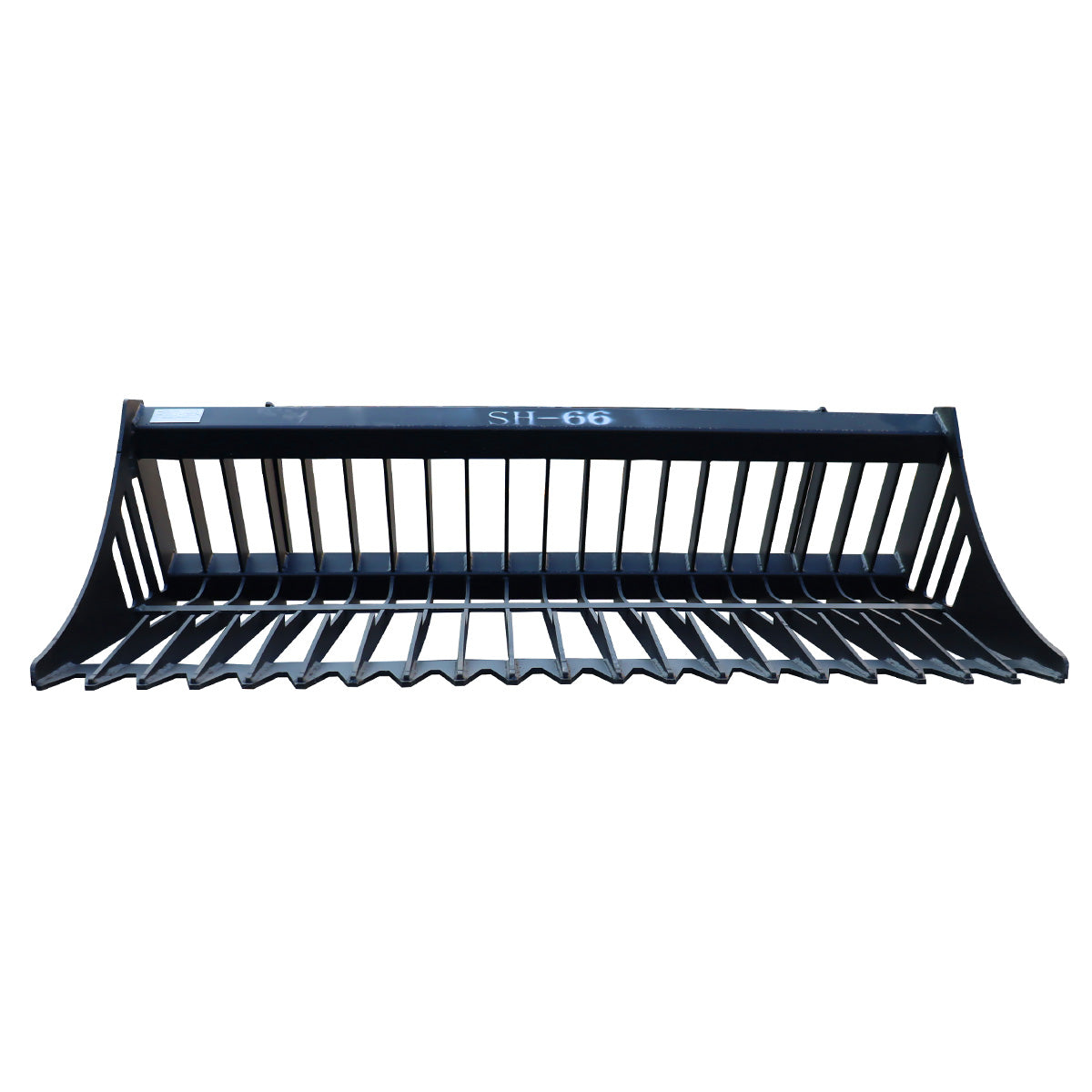66" skid steer rock bucket