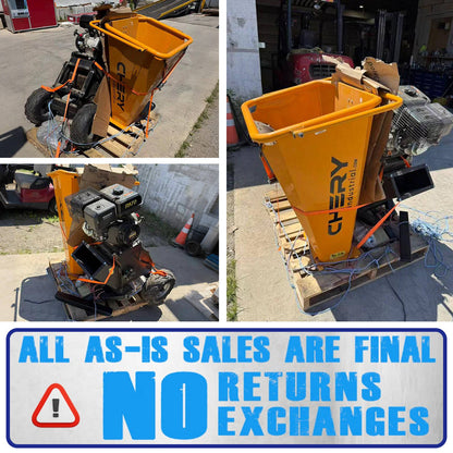 6" 15 HP 420cc Gas Powered Wood Chipper