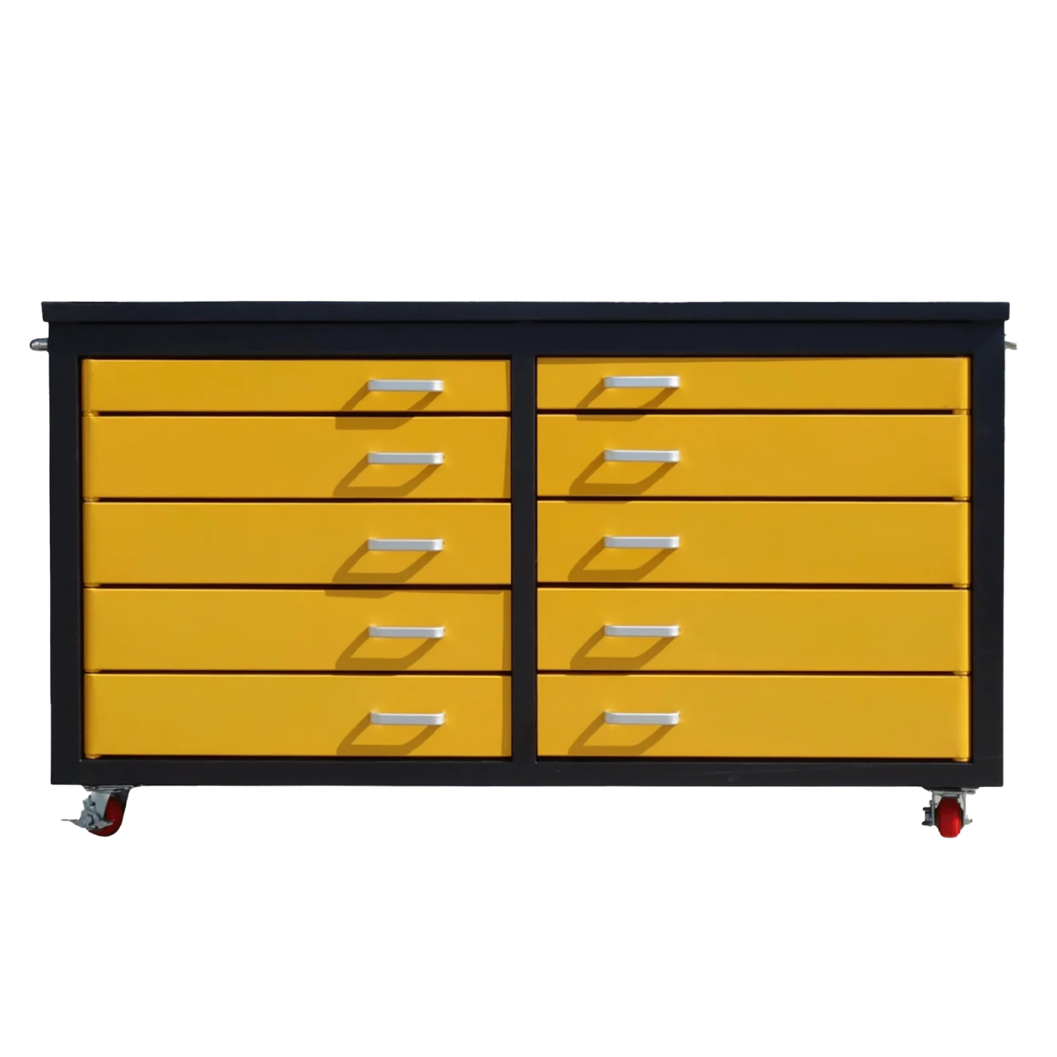 Chery Industrial 6ft Storage Cabinet with Workbench (10 Drawers)
