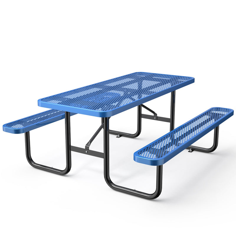 6 ft Metal Picnic Tables