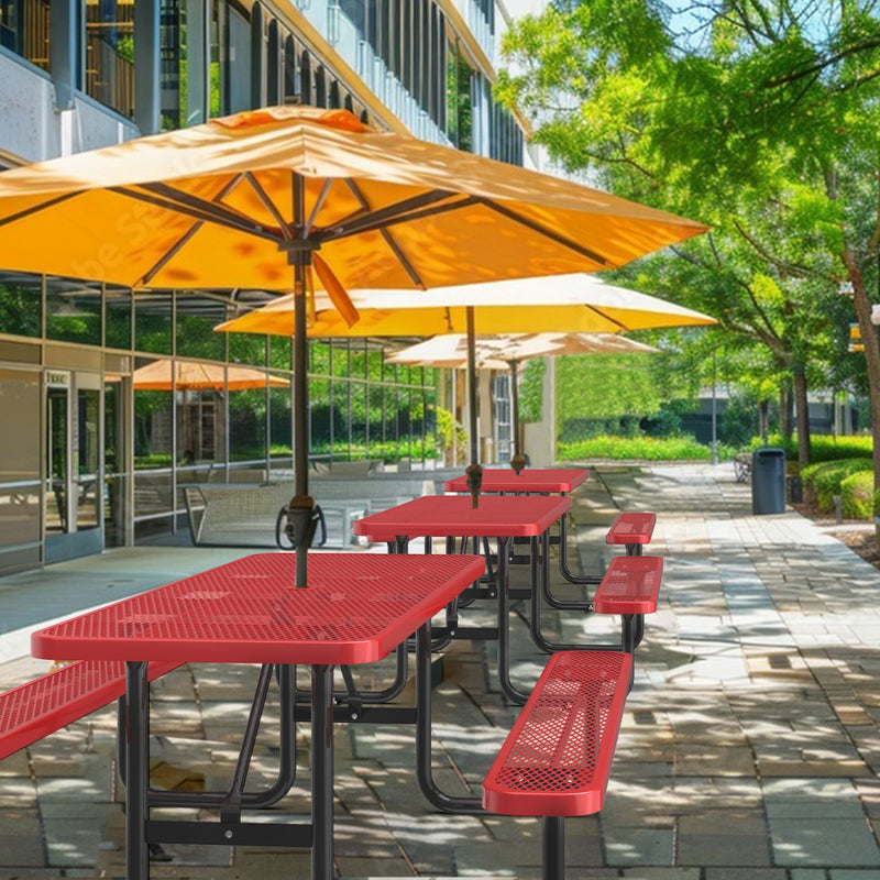 6ft-rectangle-picnic-table-with-umbrella-hole-red-Scene-1