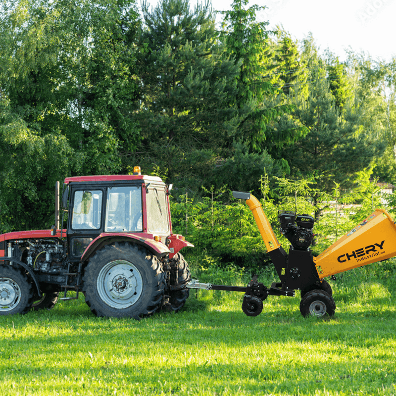 6" 15 HP 420cc Gas Powered Wood Chipper-Move