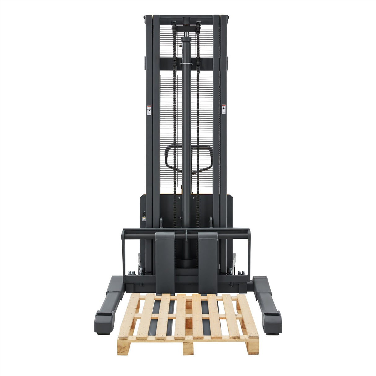 Semi-Electric Straddle Stacker | 3300 lbs. Capacity | 118" Lift Height | TX Self-Pickup