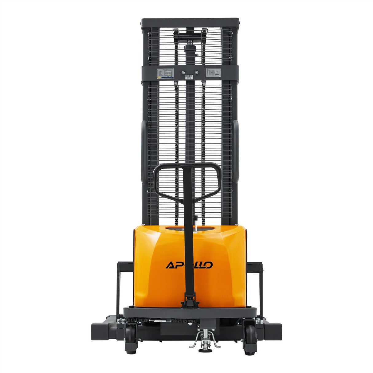 Semi-Electric Straddle Stacker | 3300 lbs. Capacity | 118" Lift Height | TX Self-Pickup
