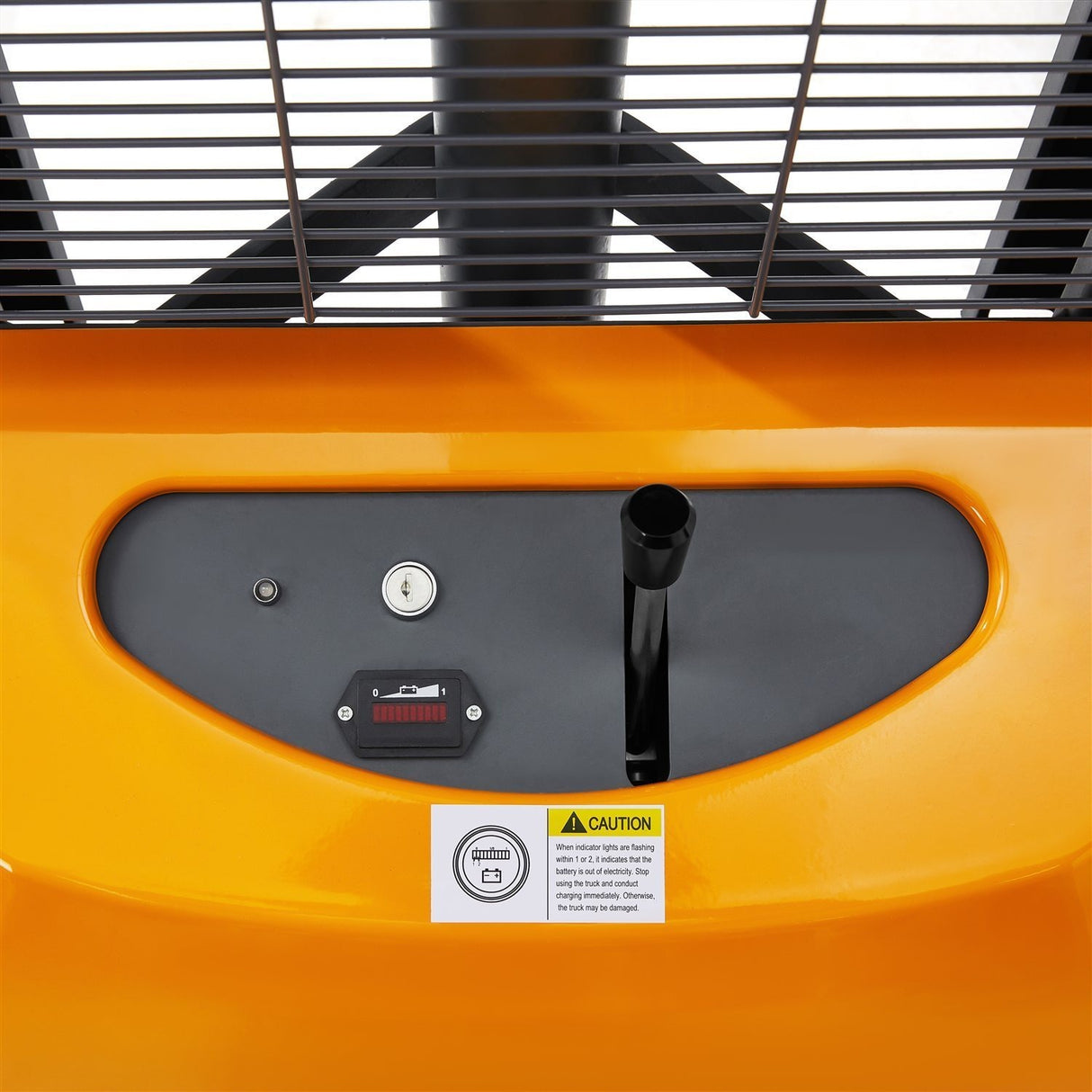 Semi-Electric Straddle Stacker | 3300 lbs. Capacity | 118" Lift Height | TX Self-Pickup