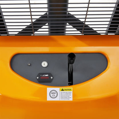 Semi-Electric Straddle Stacker | 3300 lbs. Capacity | 118" Lift Height | TX Self-Pickup