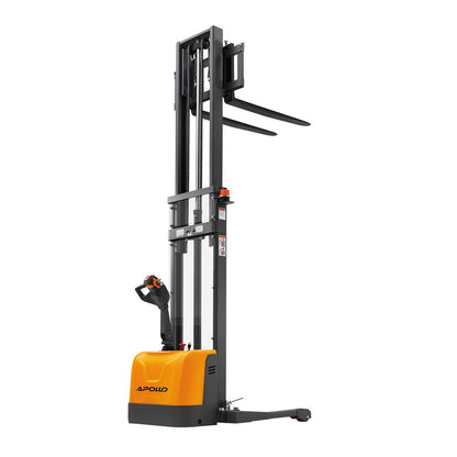 Full Electric Straddle Stacker | 3300 lbs. Capacity | 118" Lift Height | TX Self-Pickup