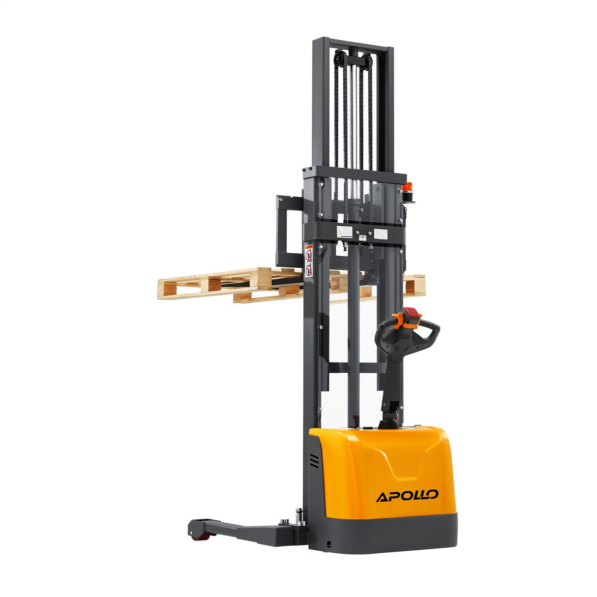 Full Electric Straddle Stacker | 3300 lbs. Capacity | 118" Lift Height | TX Self-Pickup