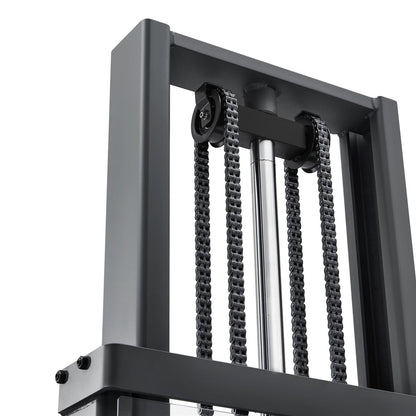 Full Electric Straddle Stacker | 3300 lbs. Capacity | 118" Lift Height | TX Self-Pickup