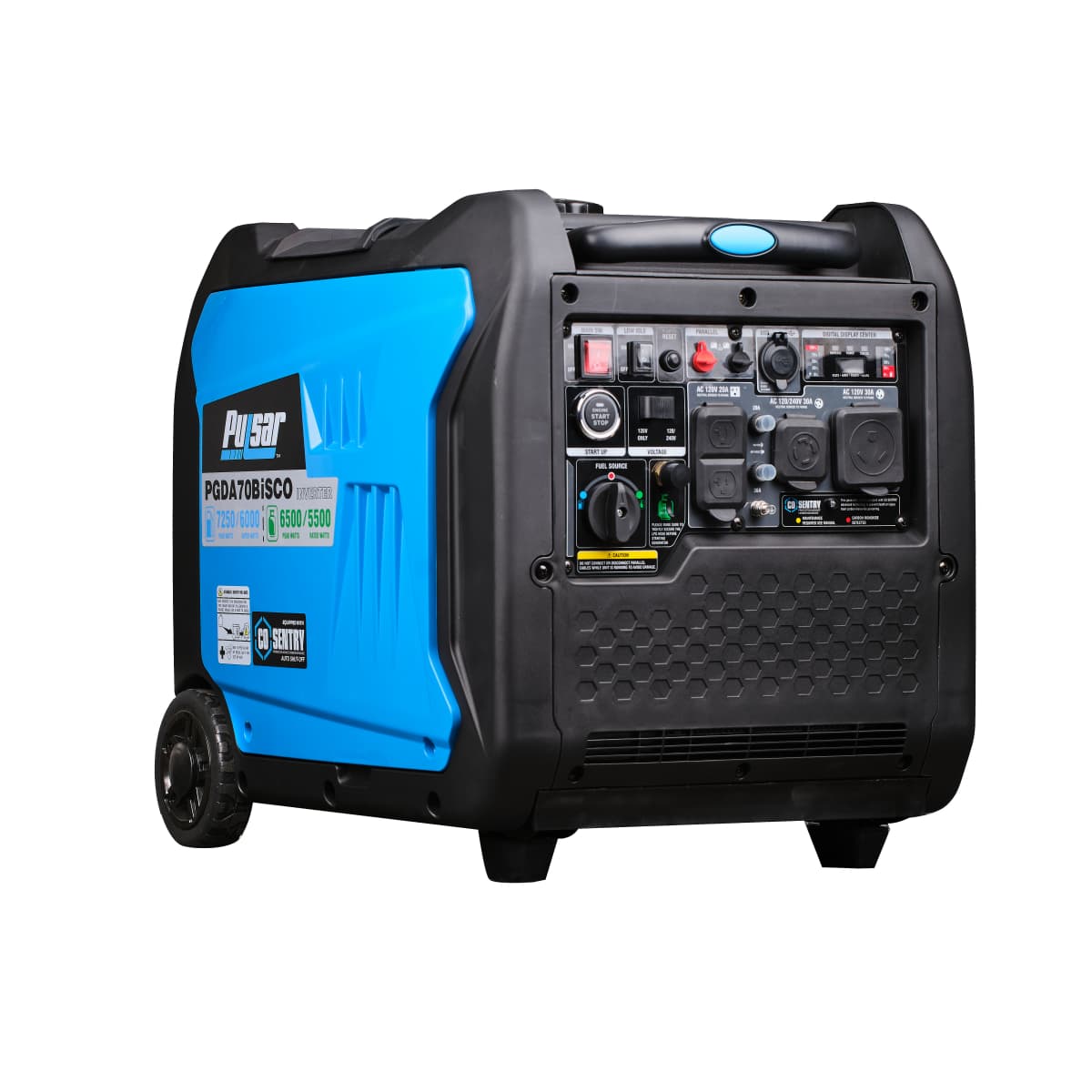 7250 Watt Dual-Fuel Inverter Generator with CO Sentry