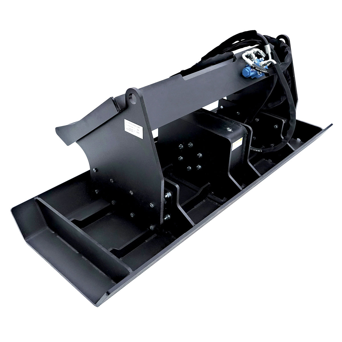 Compactador de placa para minicargador de 72"