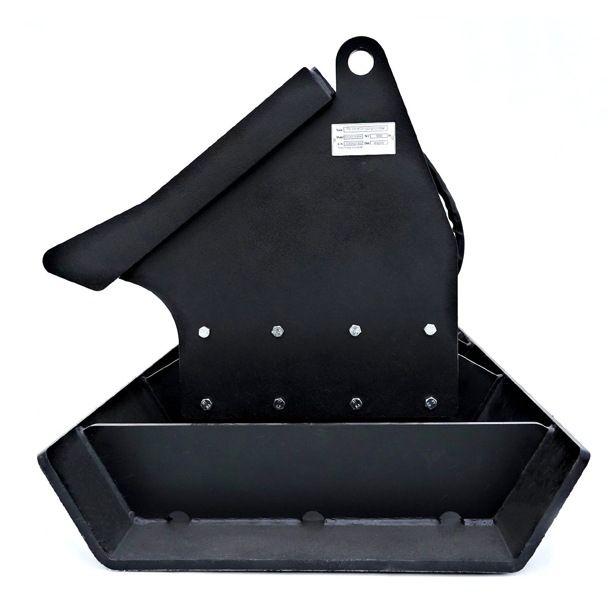 Compactador de placa para minicargador de 72"