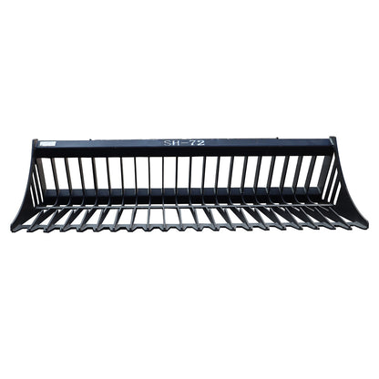 72" skid steer rock bucket#size_72in