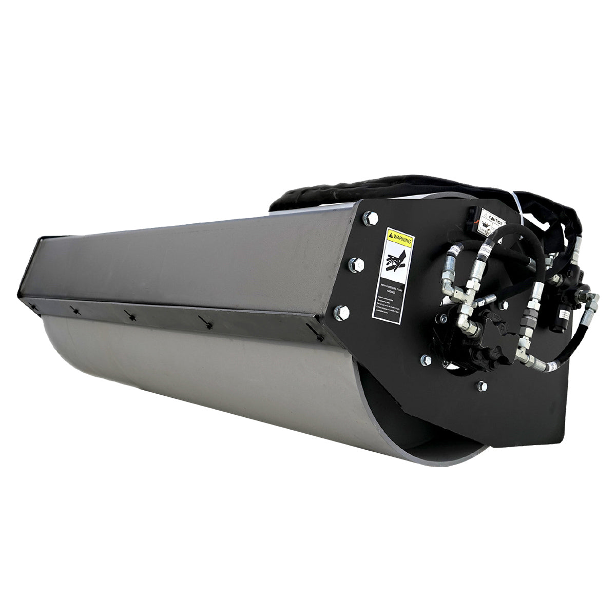 72" Skid Steer Vibratory Roller 24" Smooth Drum Attachment