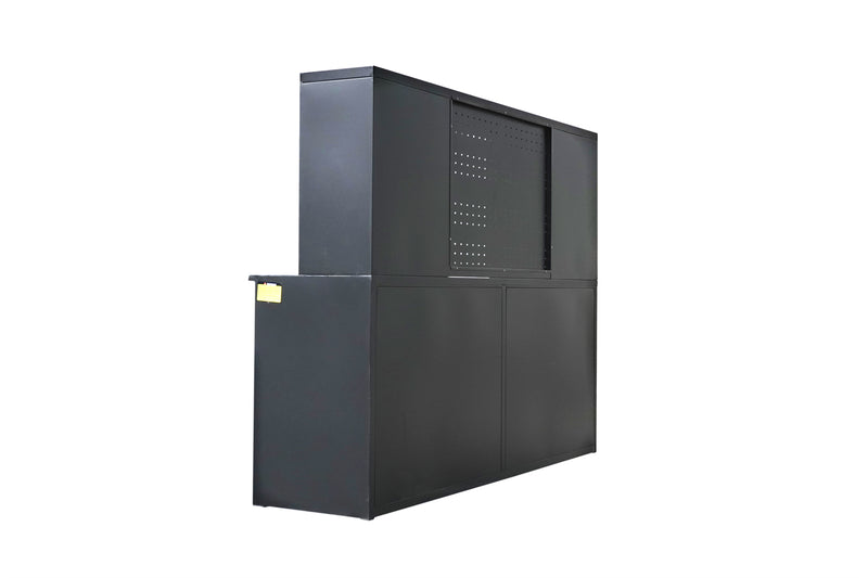 7' Garage Storage Cabinet with Workbench 18 Drawers