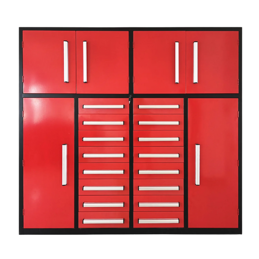 7' Garage Storage Cabinets (16 Drawers)