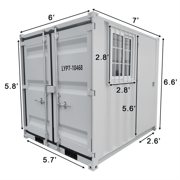 7ft Small Cubic Shipping Container – Chery Industrial