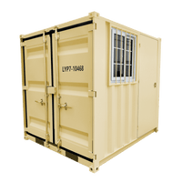7ft Small Cubic Shipping Container#color_beige