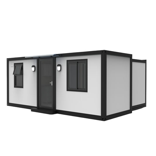 7ft x 20ft Expandable Mobile Studio Unit with 2 Bedroom