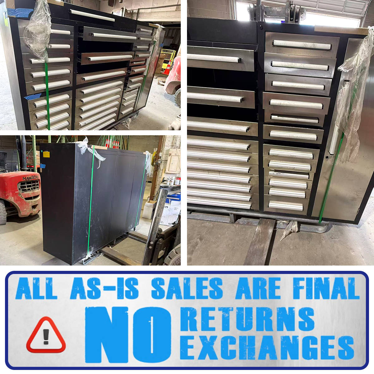 7ft Garage Storage Cabinet (35 Drawers & 1 Cabinet)