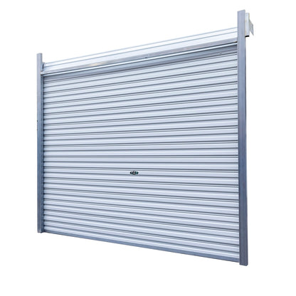Roll-up security shutter on a white background#Operation Type_Manual Lift