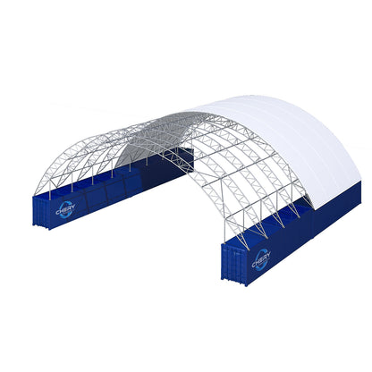 80x80x25 double truss container canopy shelter-Frame
