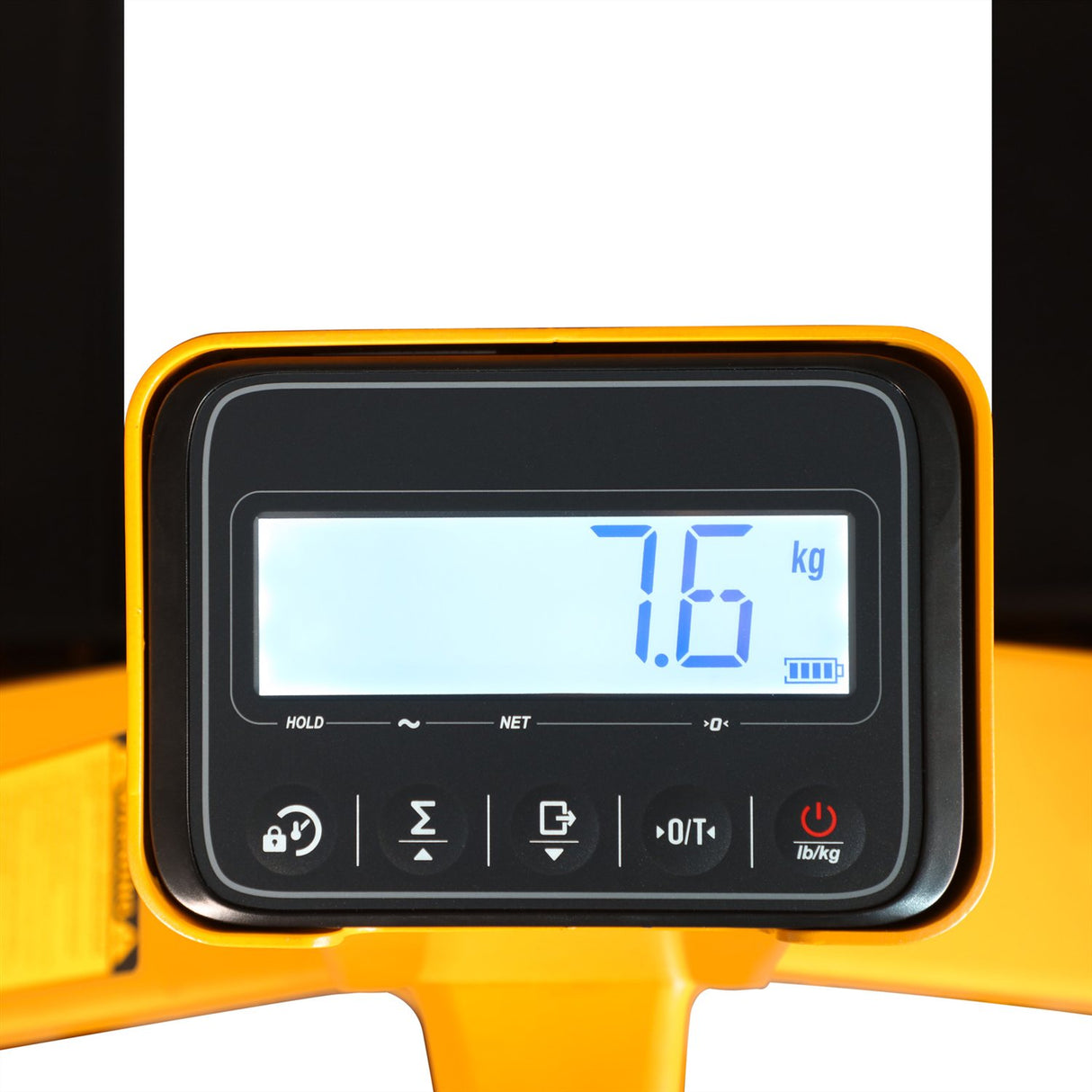 Manual Pallet Jack with Digital Scale | 45" x 27.7" Forks | PU Wheels | 5500 lbs. Capacity