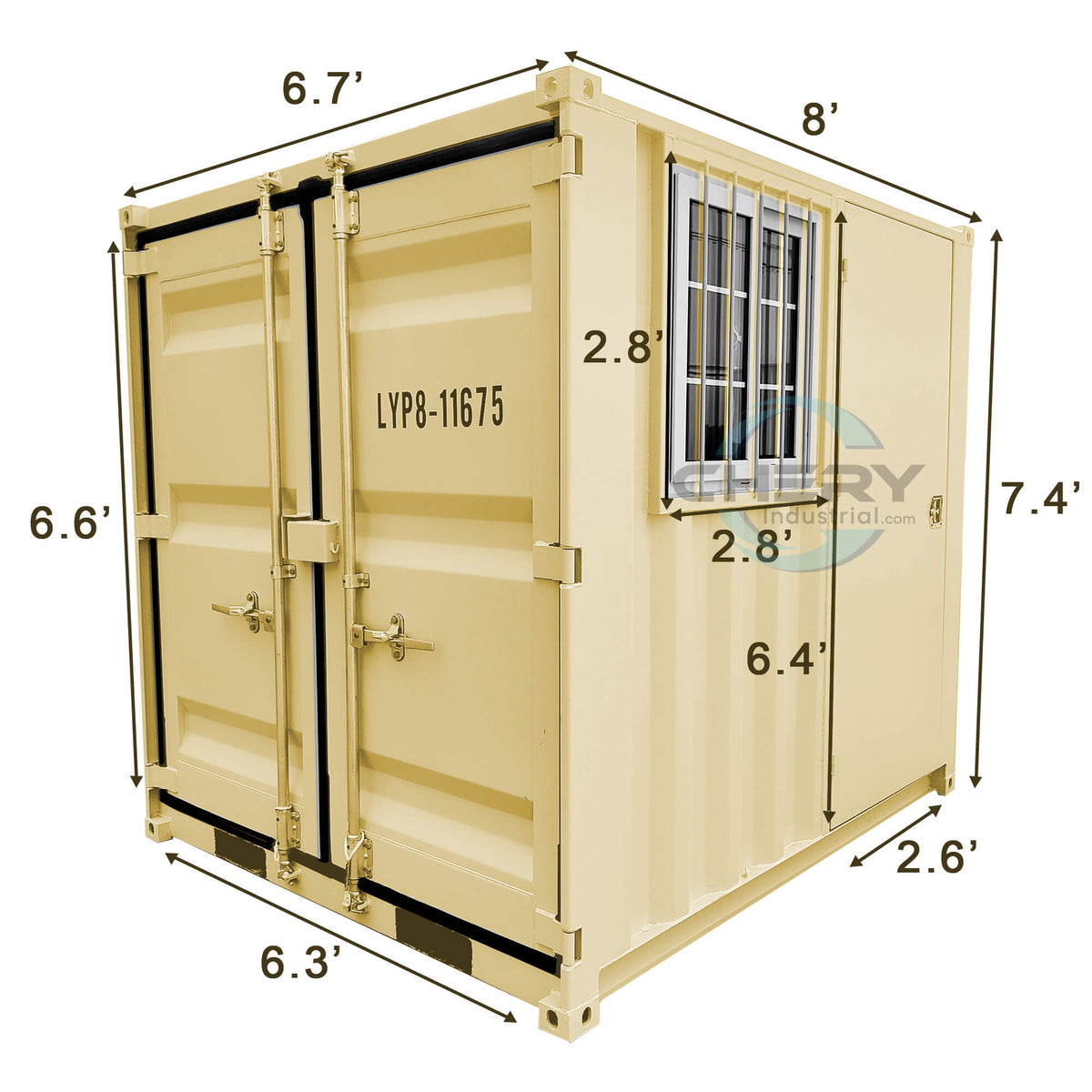 Container 8 Kuub 8ft Small Cubic Shipping Container – Chery Industrial