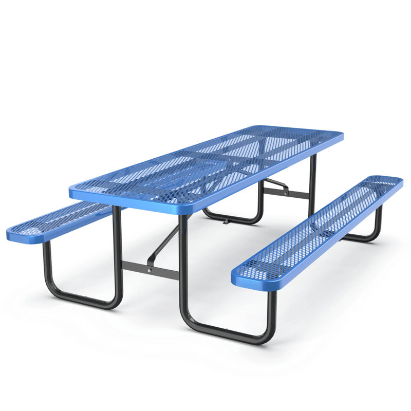 8 ft Metal Picnic Tables