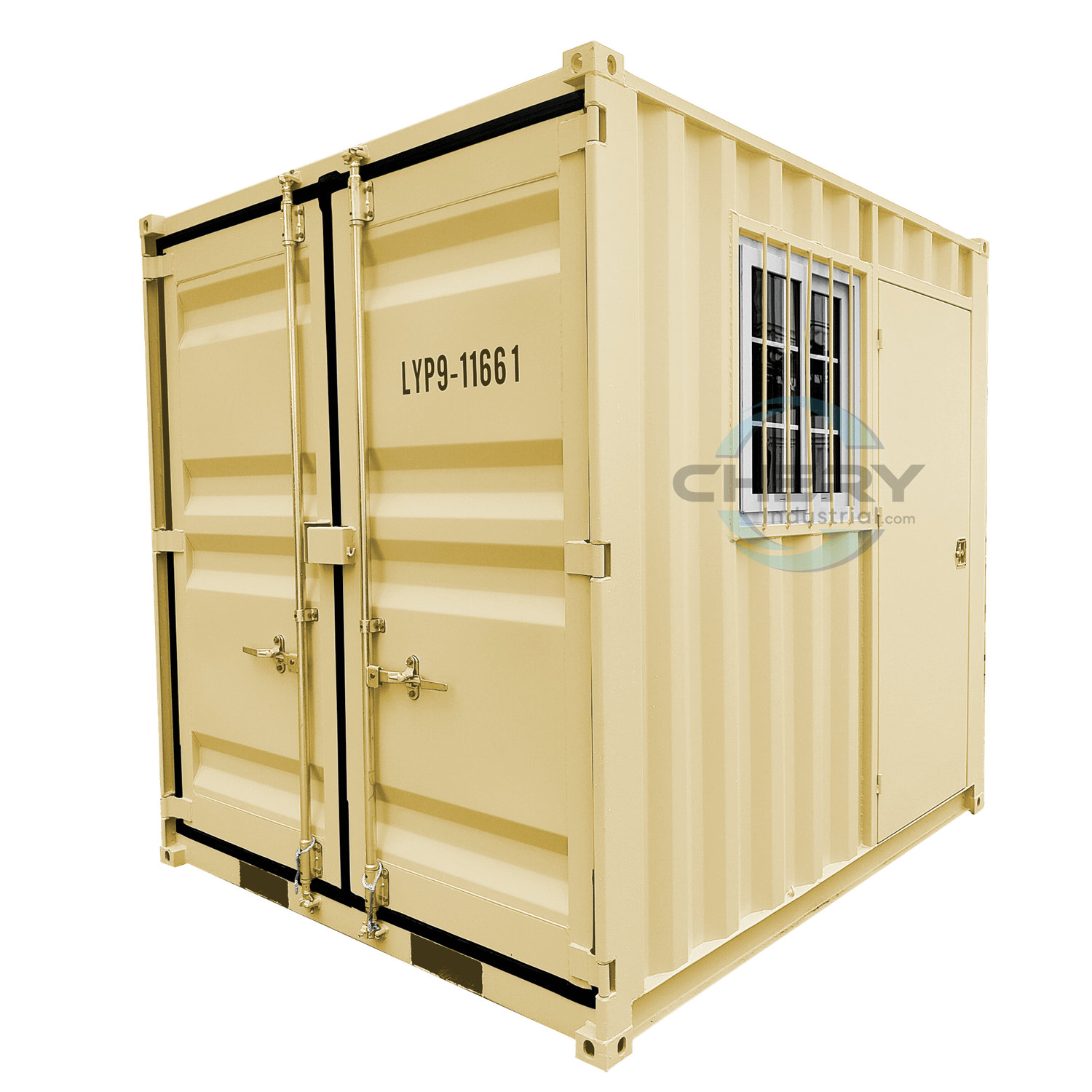 9ft Small Cubic Shipping Container#color_beige