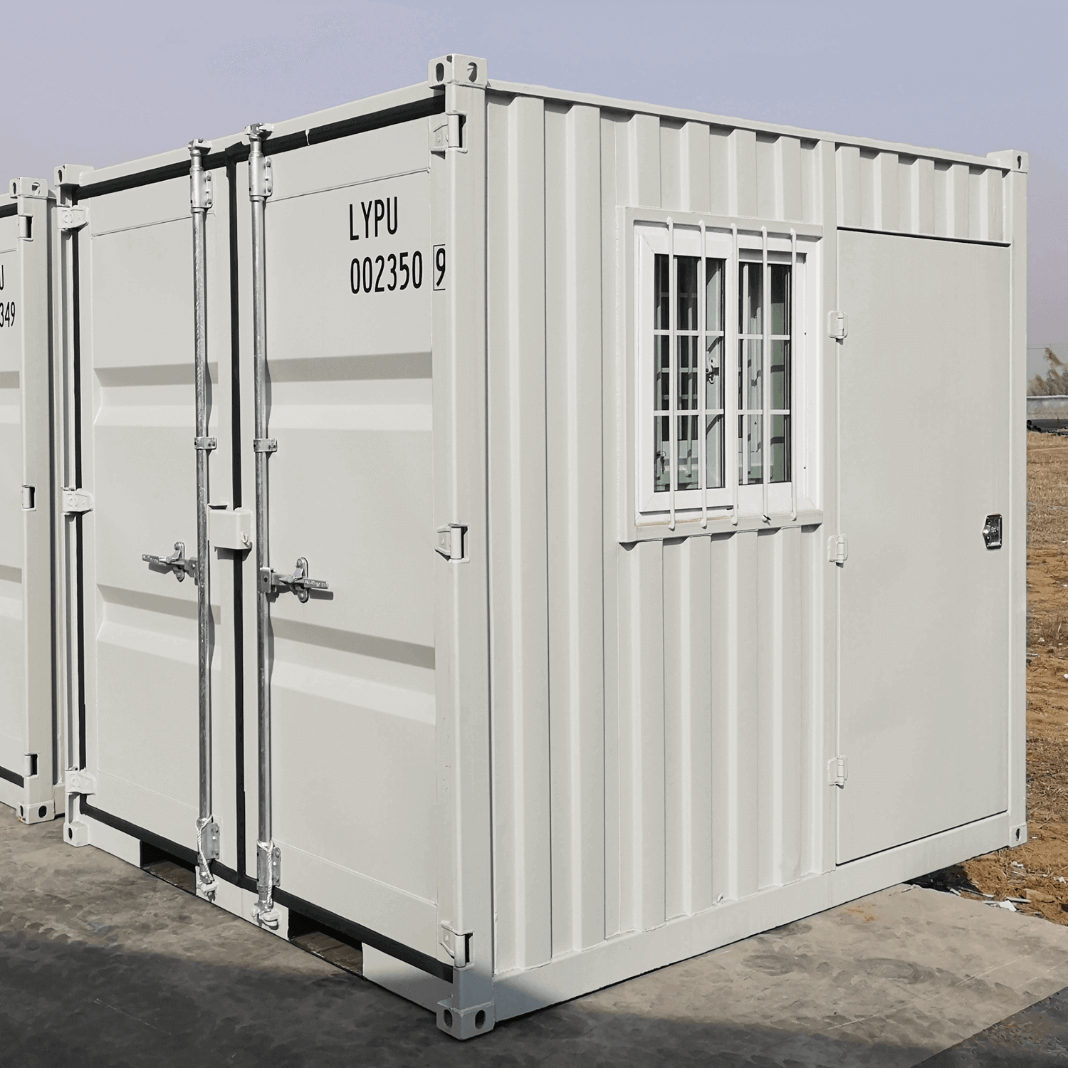 9ft Small Cubic Shipping Container#color_light grey