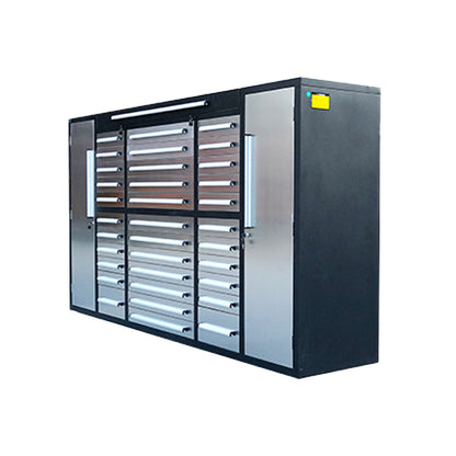 9' Garage Storage Cabinet with 34 Drawers & 3 Cabinets