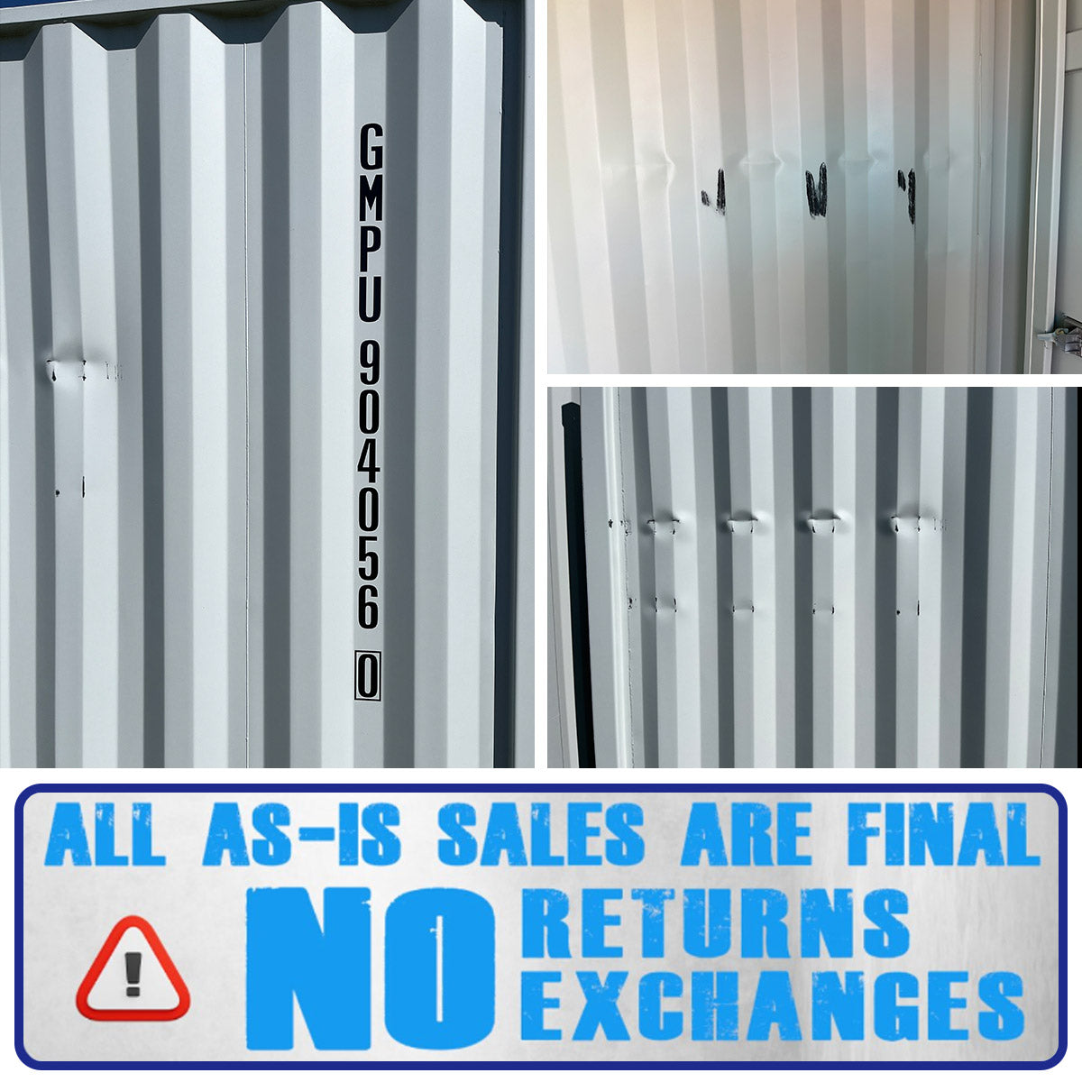 [AS-IS] 9ft Small Cubic Shipping Container