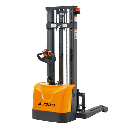 Full Electric Straddle Stacker | 3300 lbs. Capacity | 118" Lift Height | TX Self-Pickup